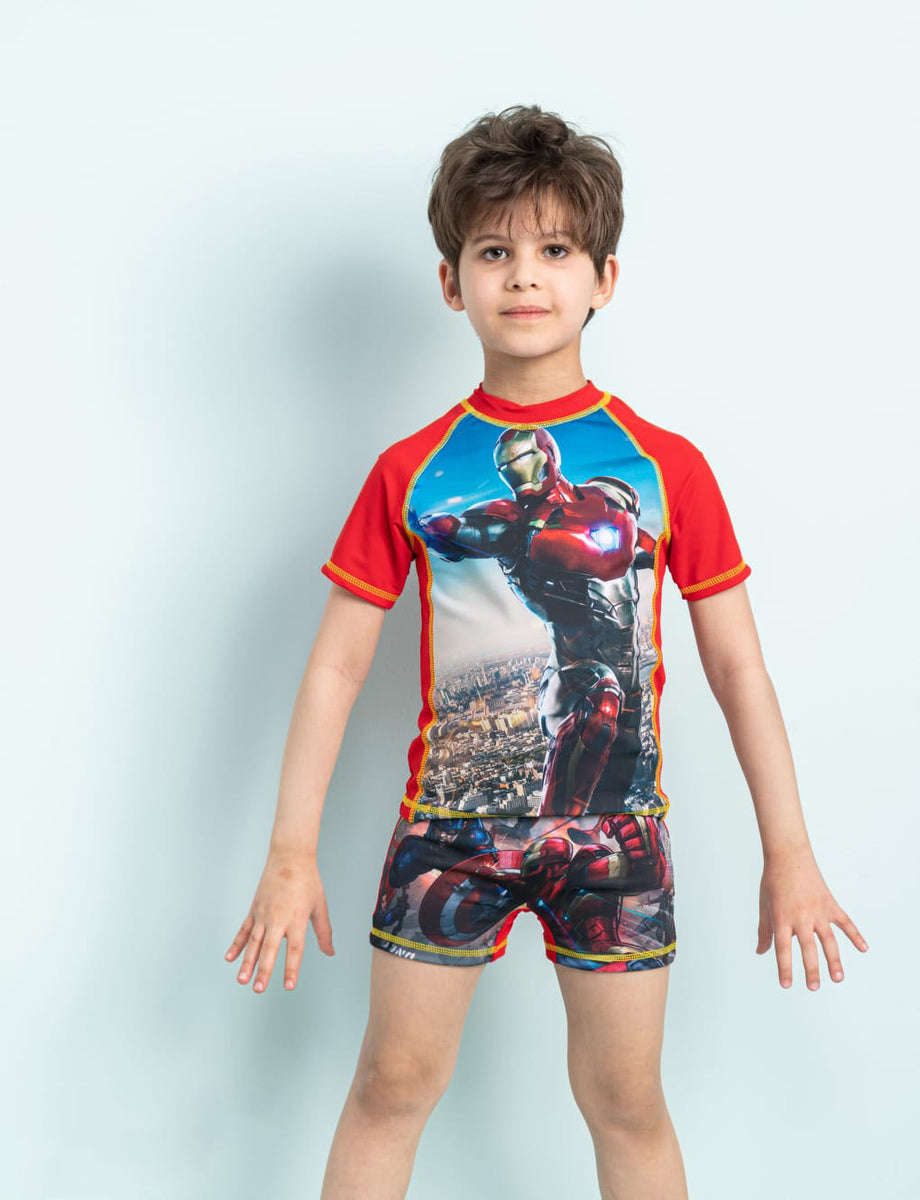 Iron Man Swim Suit 2PCS Ninos Kids store