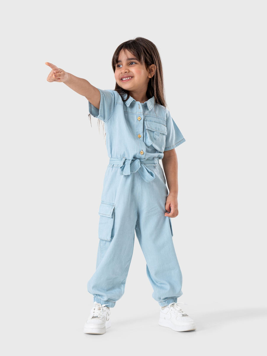 Jeans Jumpsuit – Ninos Kids store - Main Image