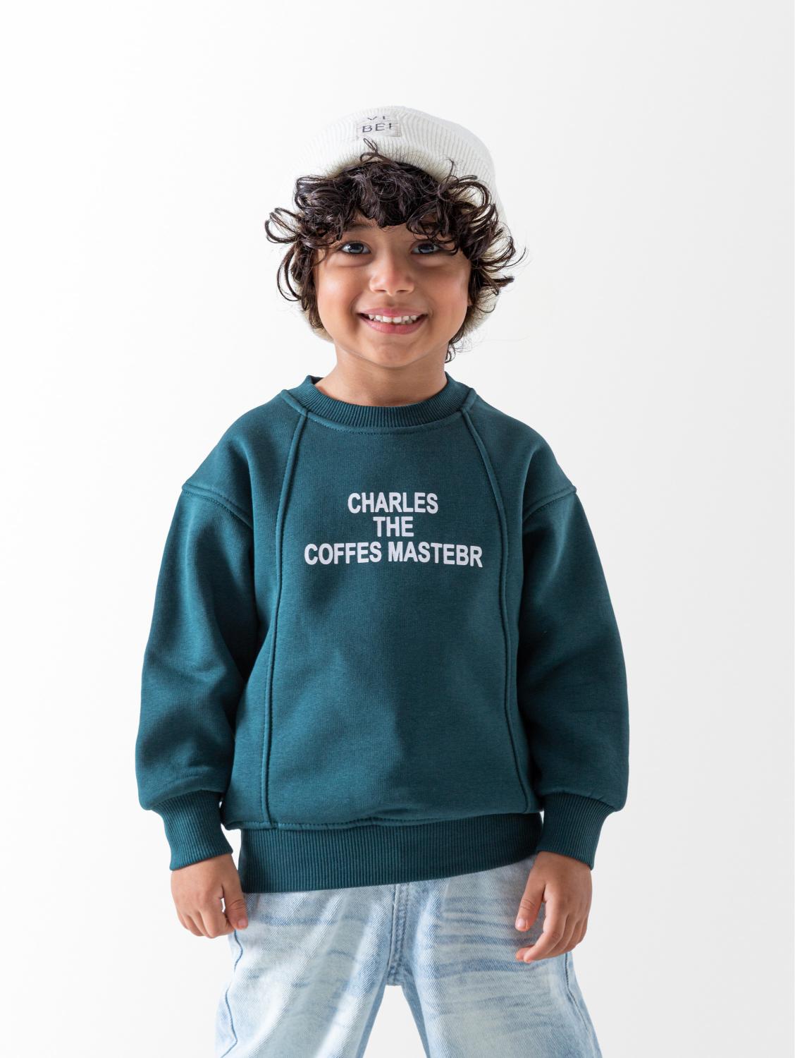 Boys' Olive Charles Sweatshirt
