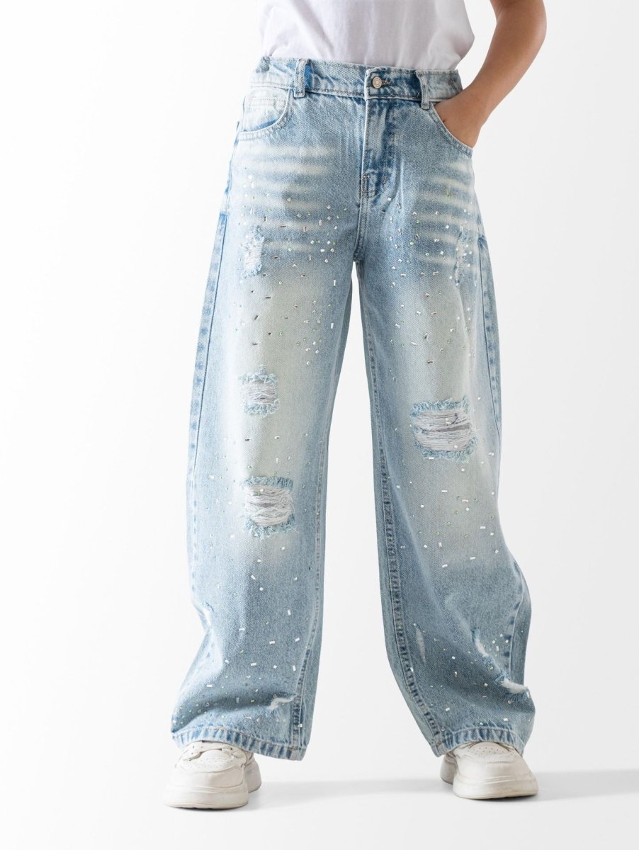 Ninos Kids storeBallon Strassed Jeans PantsJeans pantsNINOS