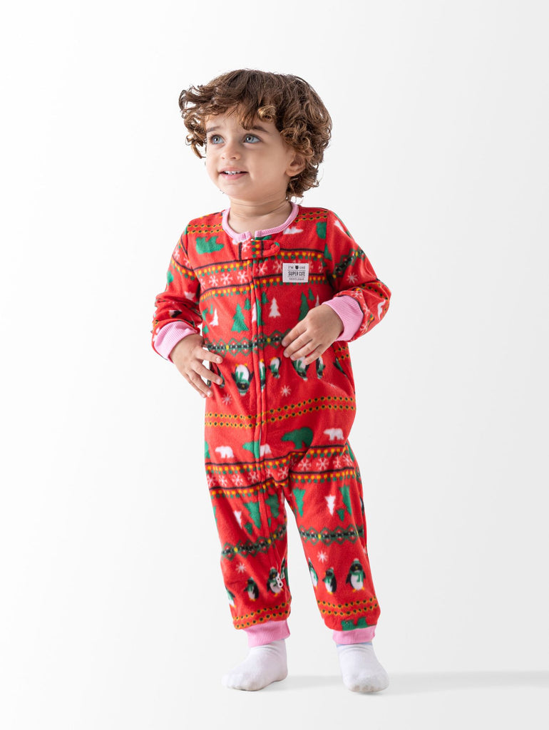 Ninos Kids storePenguins Fleece SleepsuitRompers & SleepsuitsGeneric