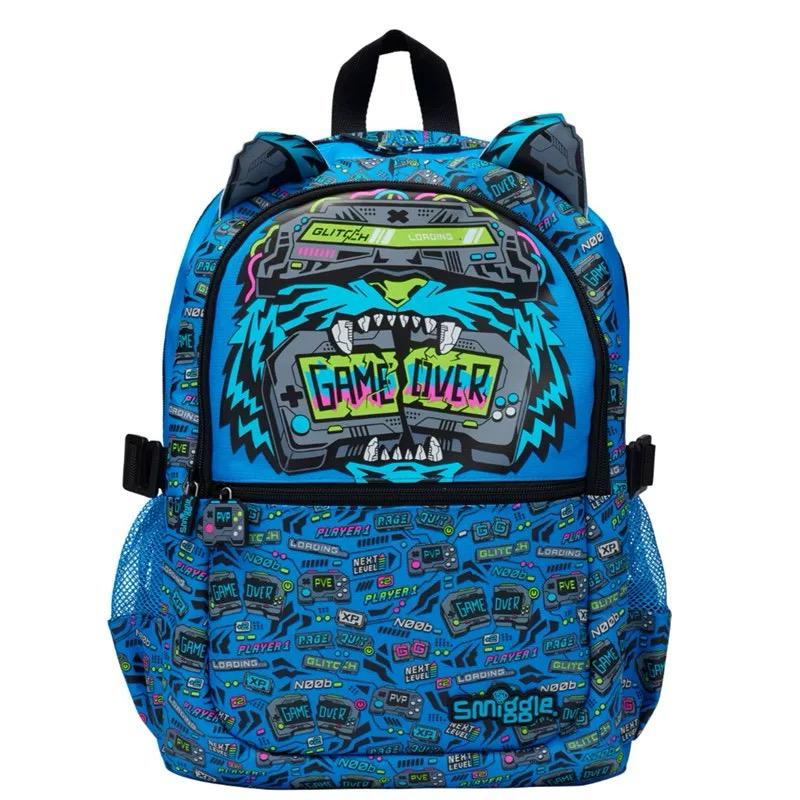 Ninos Kids storeGame Over BackpackBack Bag شنطه مدرسة ظهرSMIGGLE