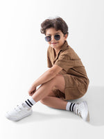 Ninos Kids storeTriangels Short SetØ·Ù‚Ù… Ø®Ø±ÙˆØ¬NINOS