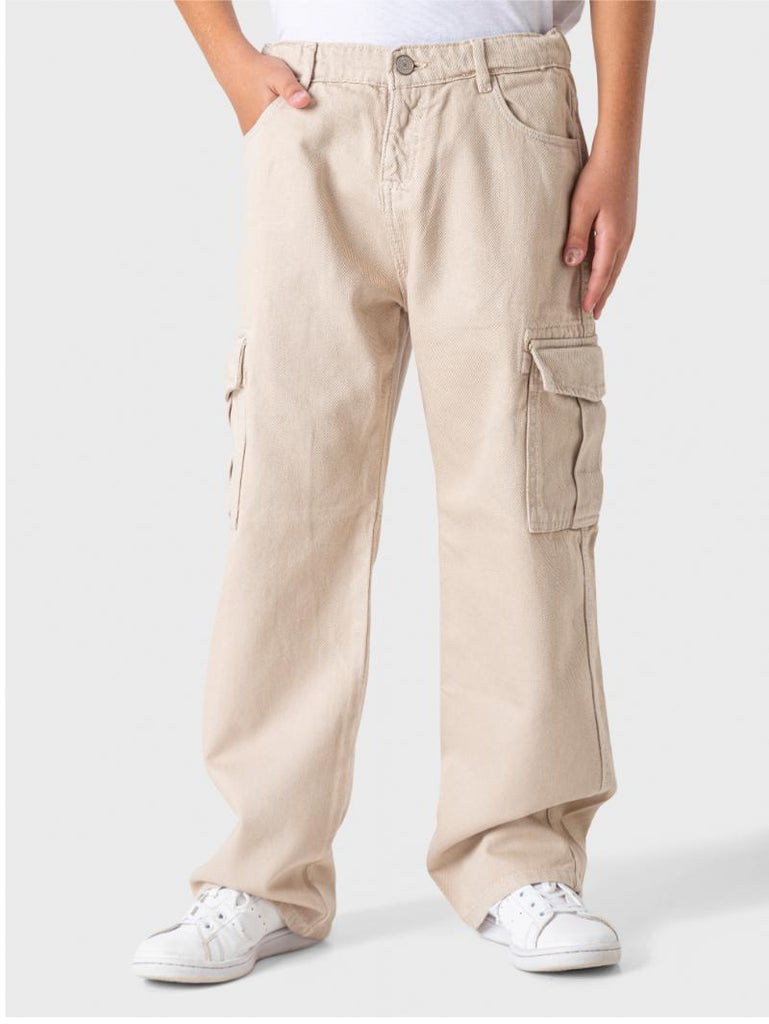 Cargo Wide Gabardine Pants