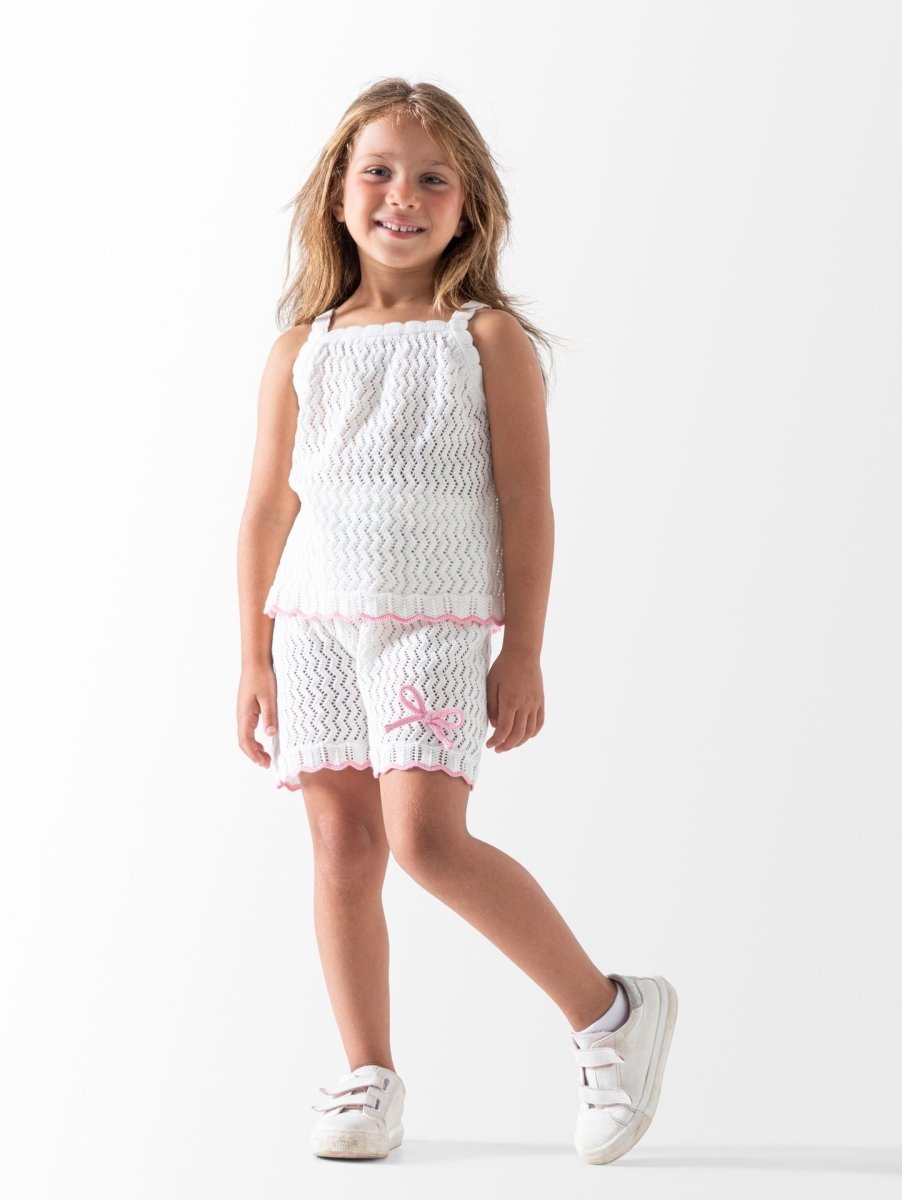 Ninos Kids storeBow Knitted Short SetGoing-Out SetsNINOS