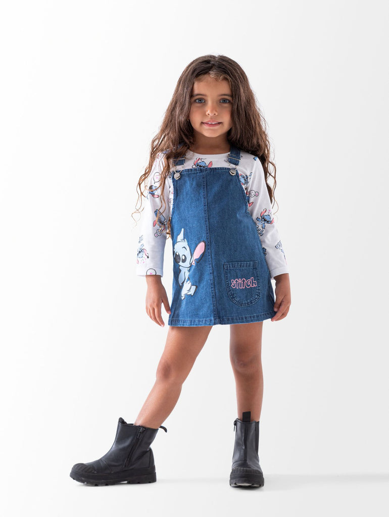 Ninos Kids storeStitch 2PCS Skirtallطقم خروجGeneric