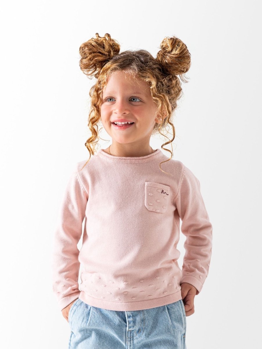 Ninos Kids storeBaby Girls' Kashmir Pocket PulloverPulloversNINOS