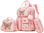 Ninos Kids storeButterfly 3PCS BackpackBag set طقم شنط مدرسةJasmin