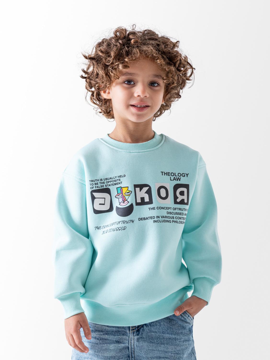 Ninos Kids storeBoys' Aqua Law SweatshirtSweatshirtsNINOS