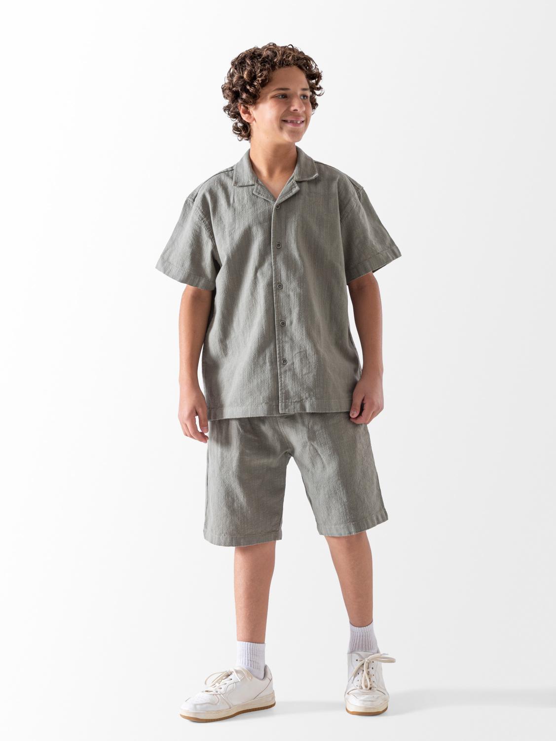 Linen Short Set
