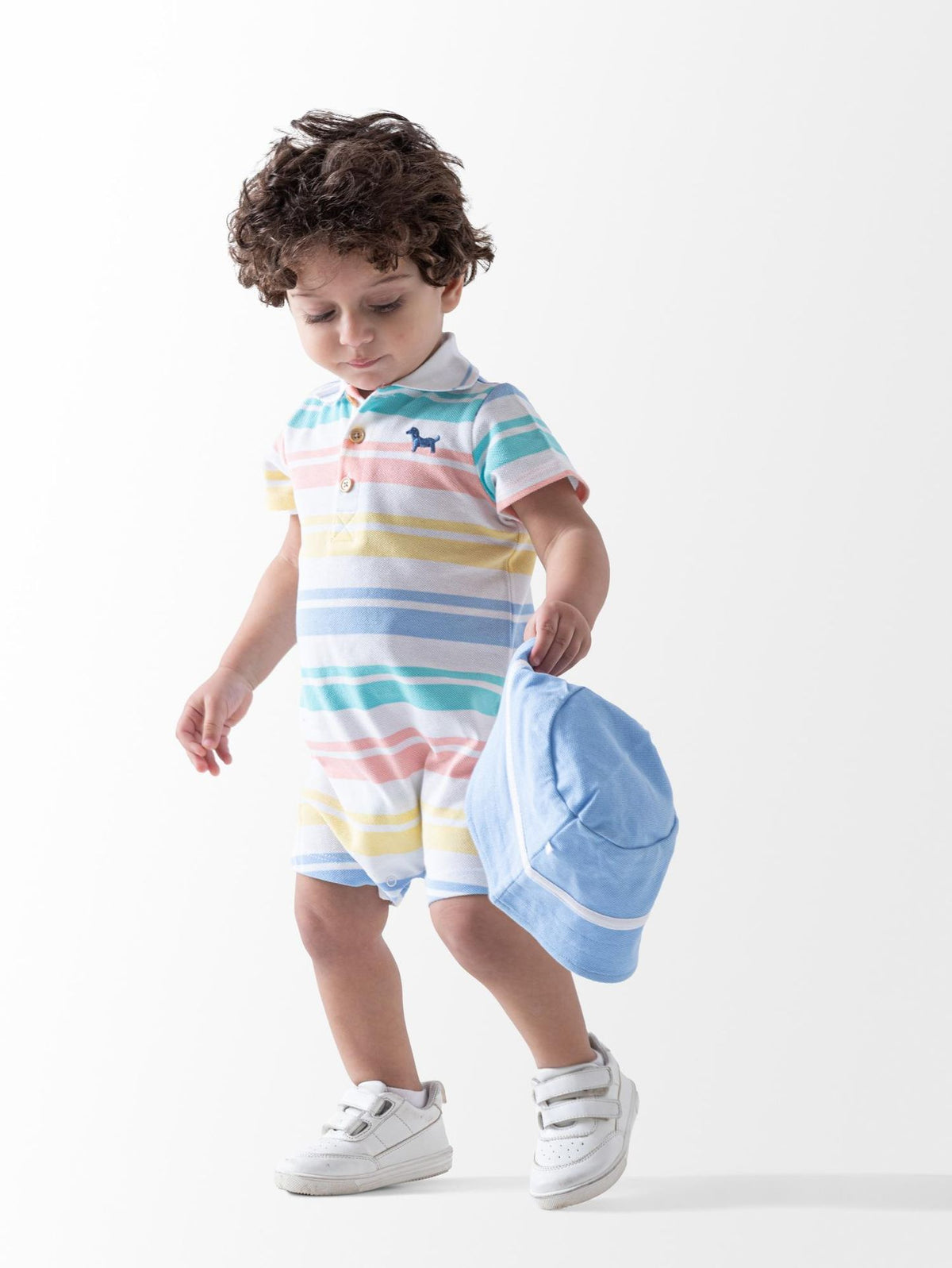 Ninos Kids storeStriped 2PCS RomperRompers & SleepsuitsGeneric