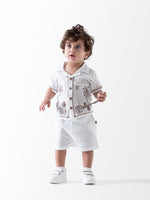 Ninos Kids storePalms 3PCS Short Setطقم خروجGeneric
