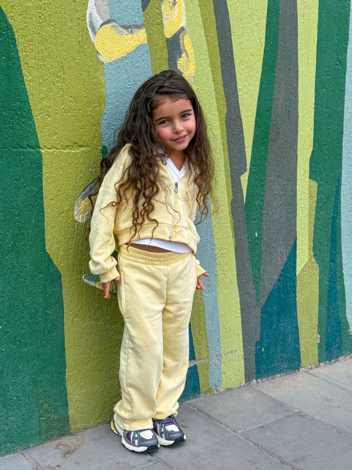 Ninos Kids storeCrop top,wide leg Zipper setطقم خروجNINOS