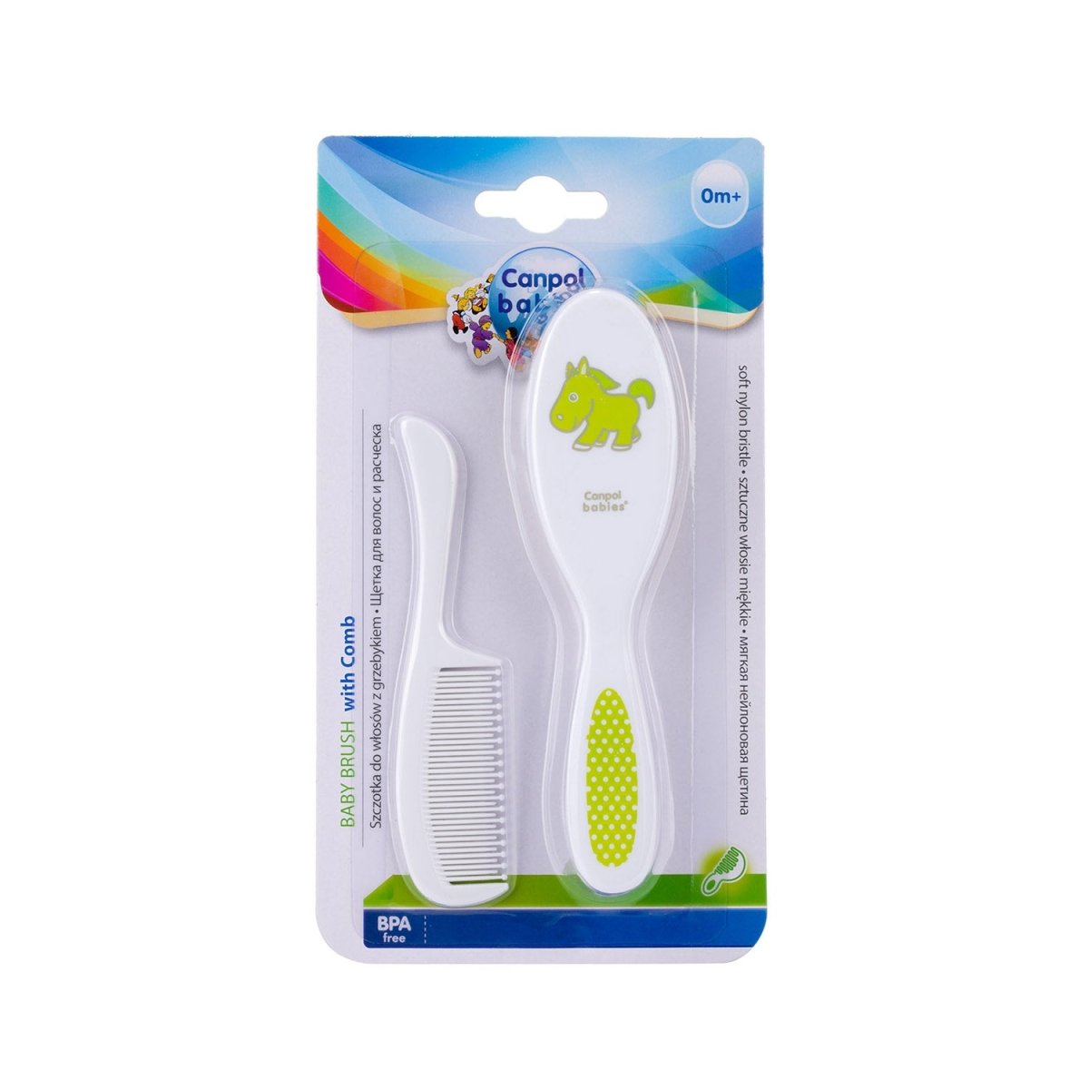Ninos Kids storeفرشاه + مشط كانبولbrush & comb فرشاة و مشطCanpol