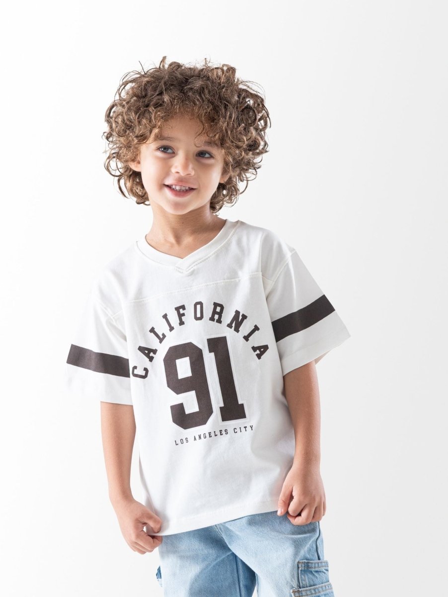 Ninos Kids storeBoys' Off-White 91 T-ShirtT-ShirtsNINOS