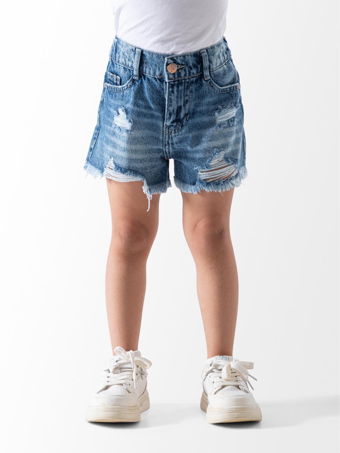 Cutting Jeans Short
