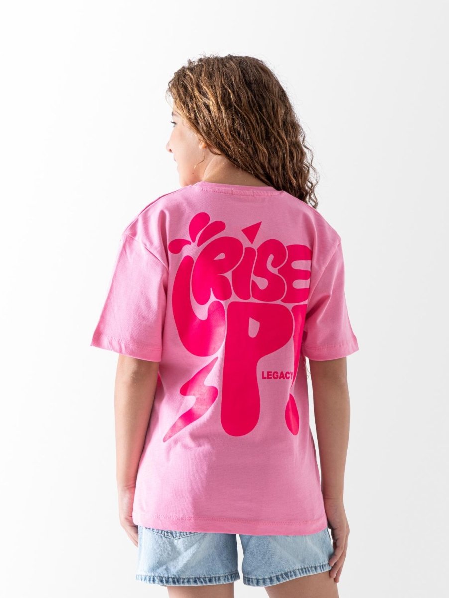 Ninos Kids storeGirls' Pink Rise T-ShirtT-ShirtsNINOS