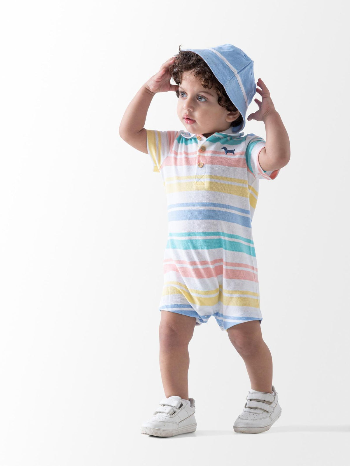 Ninos Kids storeStriped 2PCS RomperRompers & SleepsuitsGeneric