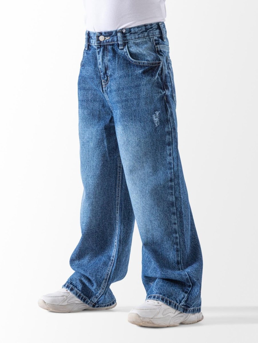 Ninos Kids storeBoys' Dark Denim Wide Leg JeansJeans pantsNINOS