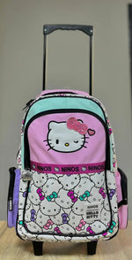 Ninos Kids storeKitty Trolley BackpackTrolly Bag شنطه مدرسة ترولليGeneric