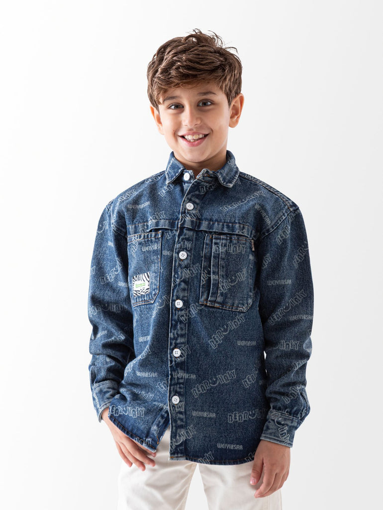 Ninos Kids storeWords Jeans ShirtBoy ShirtsDIDUTTI