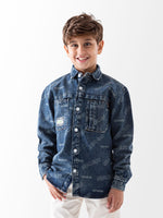 Ninos Kids storeWords Jeans ShirtBoy ShirtsDIDUTTI