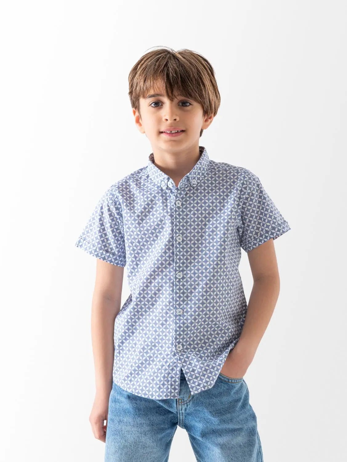 Ninos Kids storeRhombus Boy ShirtBoy ShirtsNINOS