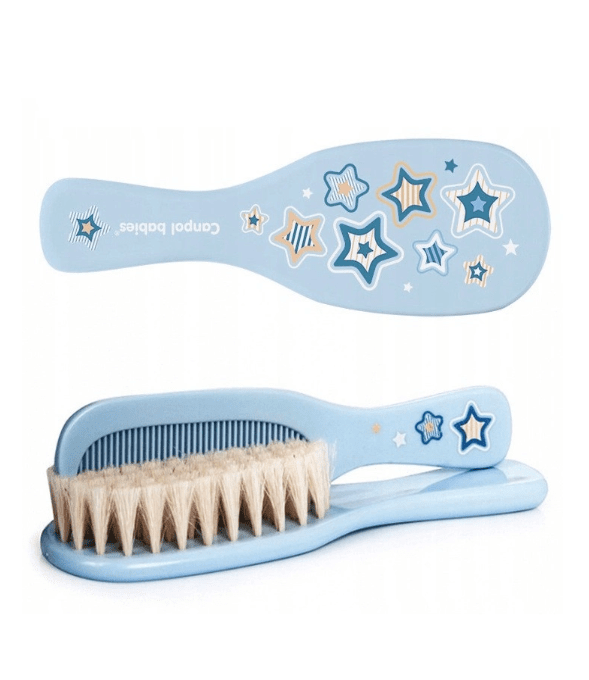 Ninos Kids storeمجموعة الفرشاة والمشط من كانبول شعر طبيعيbrush & comb فرشاة و مشطCanpol