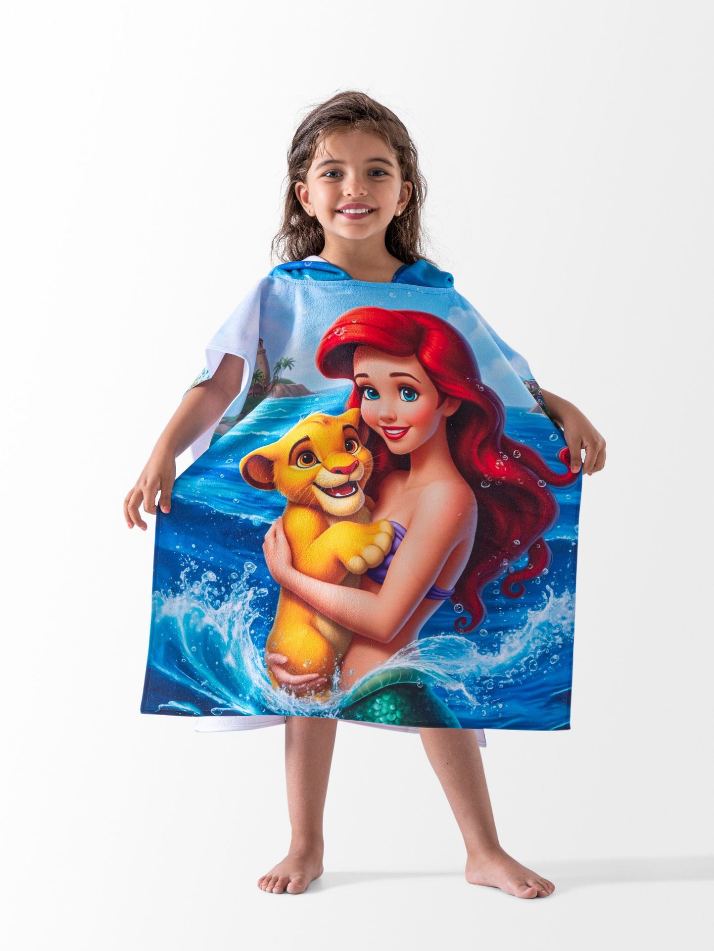 Mermaid King Poncho