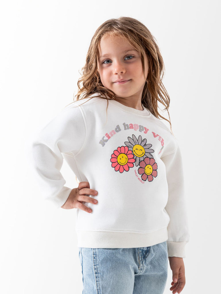 Ninos Kids storeKind Happy Vibes SweatshirtSweatshirtsNINOS