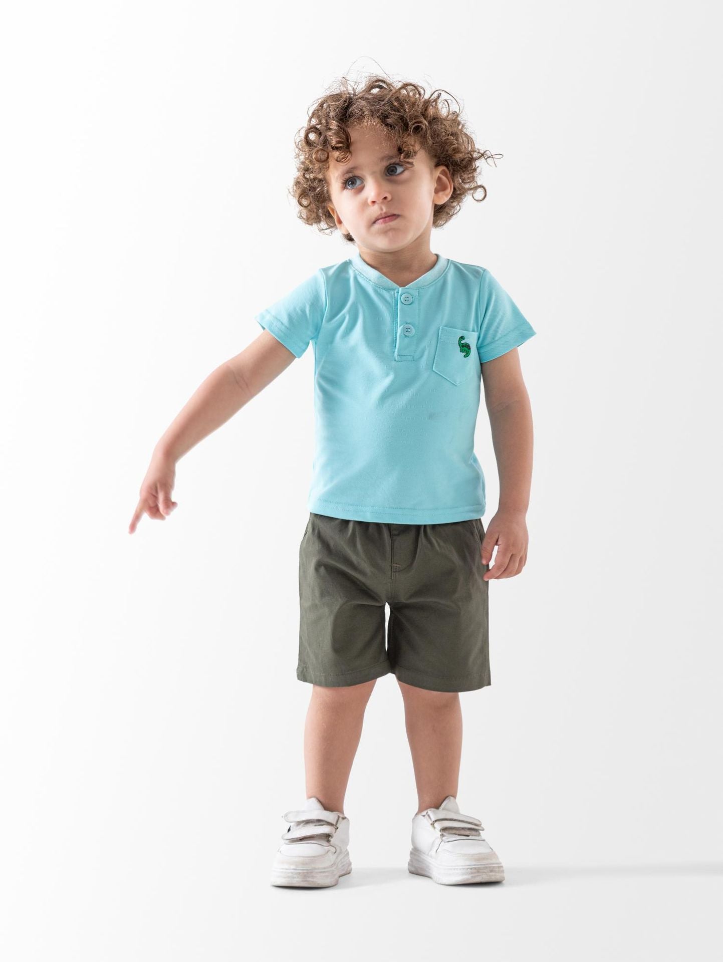 Ninos Kids storeDino Short SetØ·Ù‚Ù… Ø®Ø±ÙˆØ¬Generic