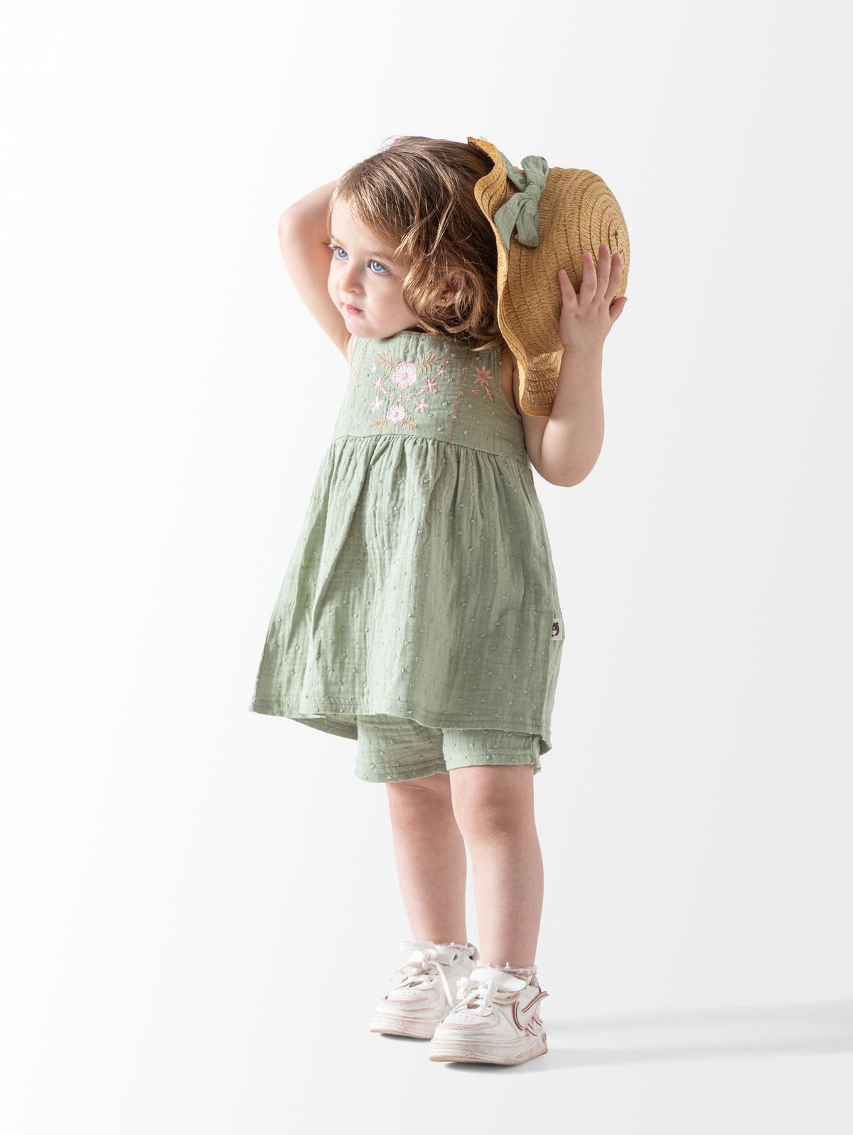 Ninos Kids storeFlower 2PCS DressDressesGeneric