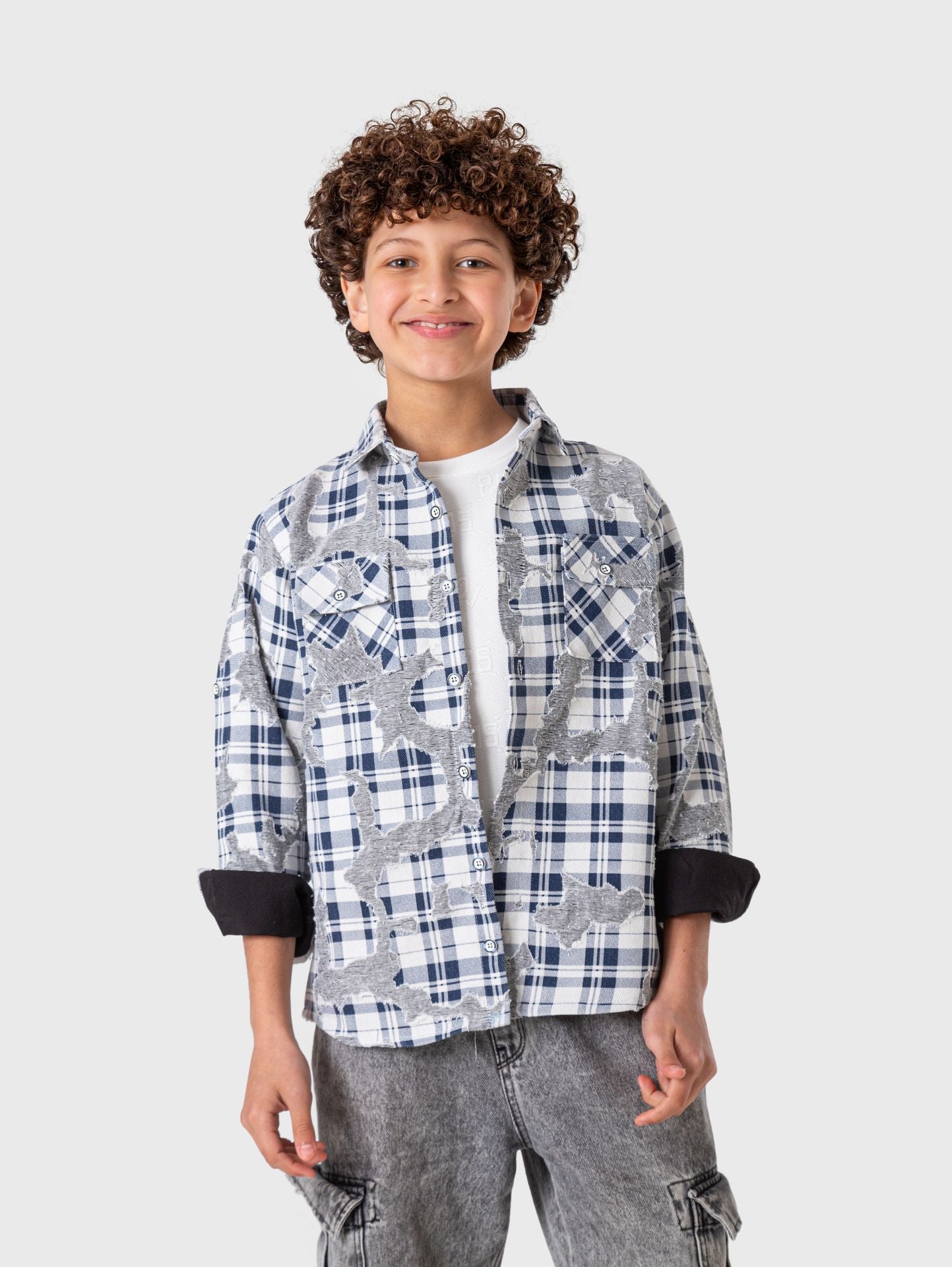 Ninos Kids storeChecks ShirtBoy ShirtsSUN KIDS