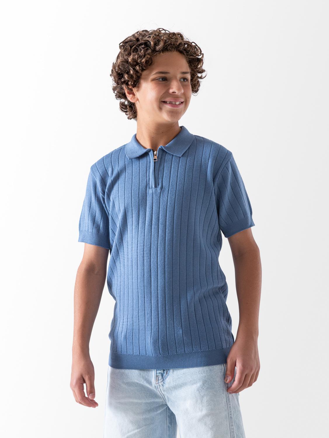 Knit Polo Shirt