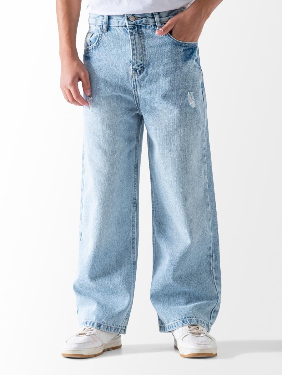 Ninos Kids storeBoys' Light Denim Wide Leg JeansJeans pantsNINOS