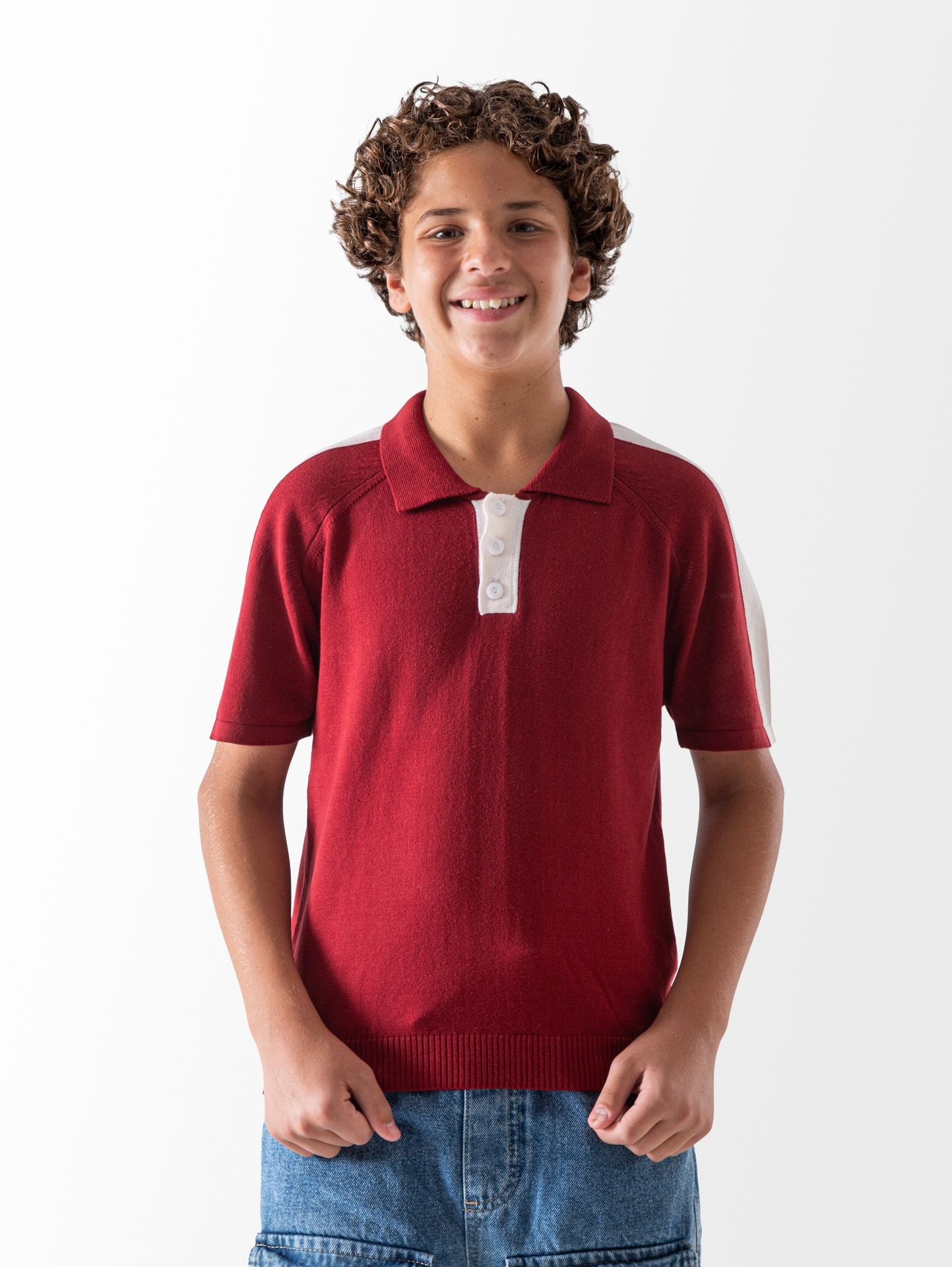 Knitted Polo T-Shirt