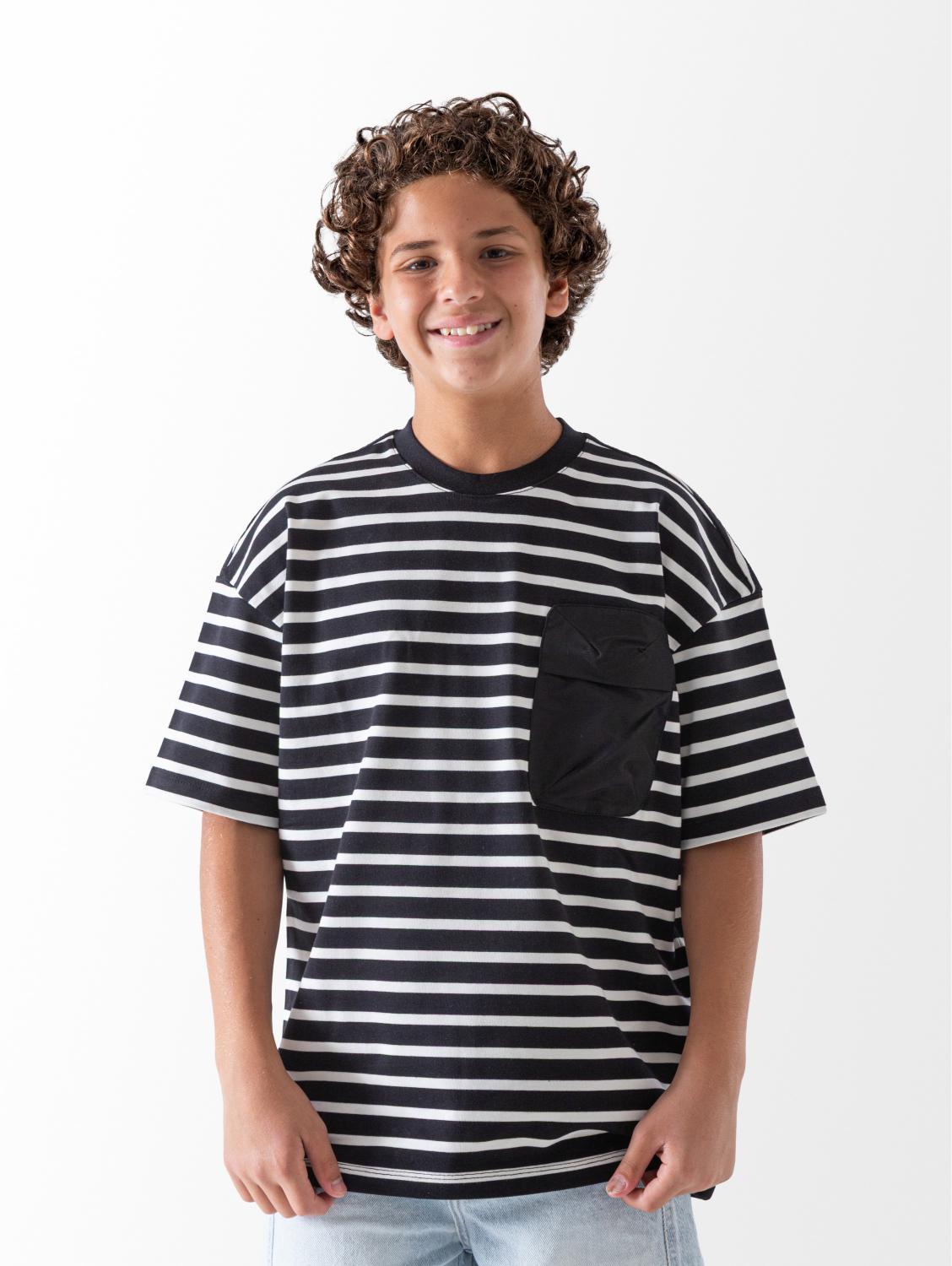 Wide Stripe T-Shirt