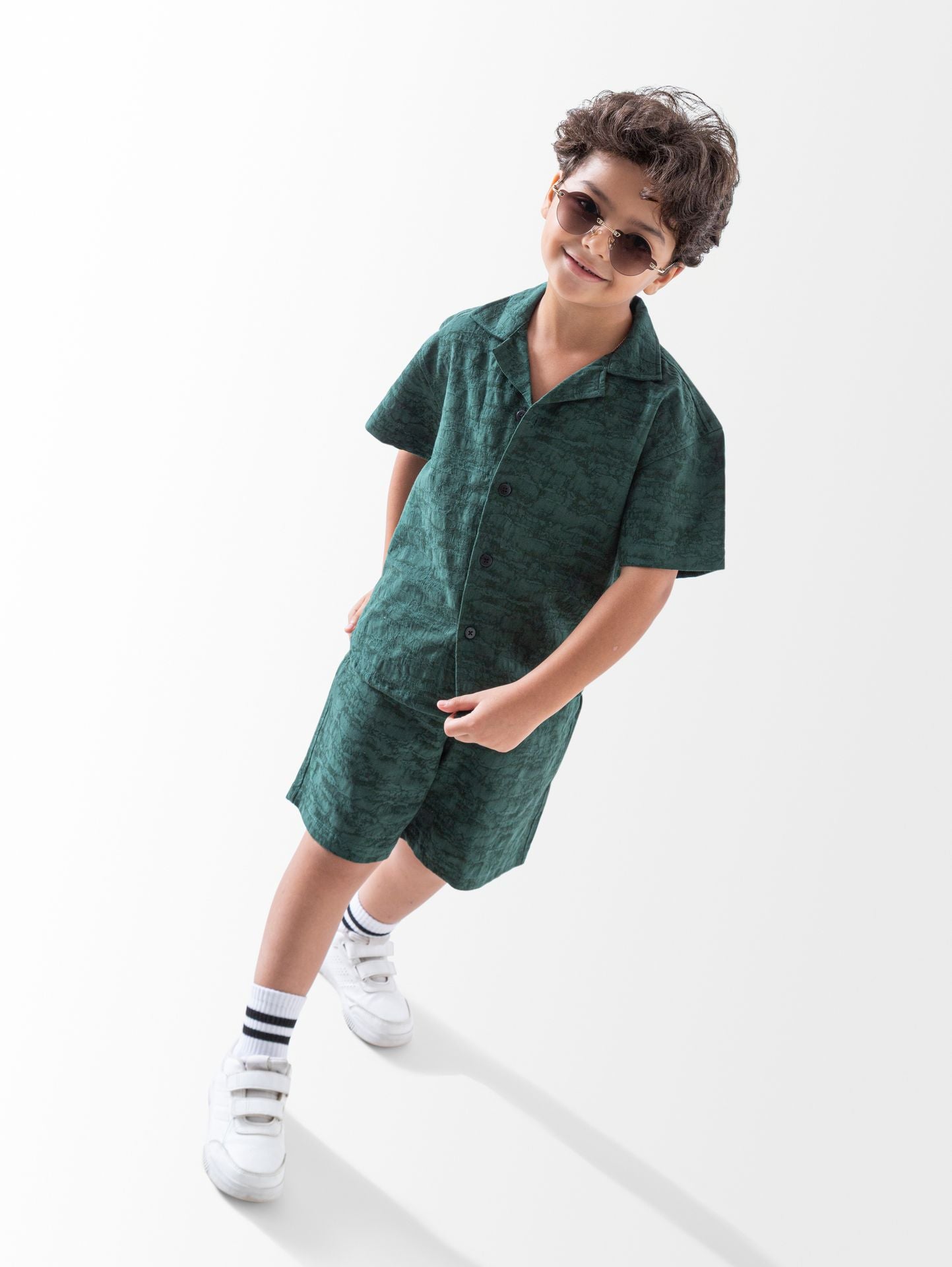 Ninos Kids storeTie Dye Short SetØ·Ù‚Ù… Ø®Ø±ÙˆØ¬NINOS