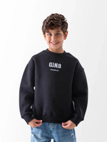 Ninos Kids storeBoys' Black GINS SweatshirtSweatshirtsNINOS