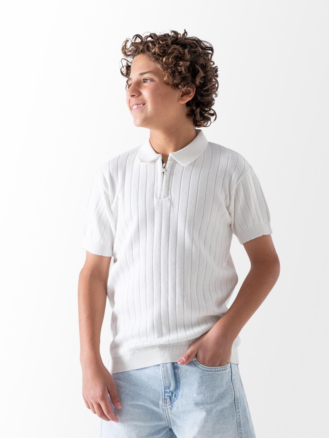 Knit Polo Shirt