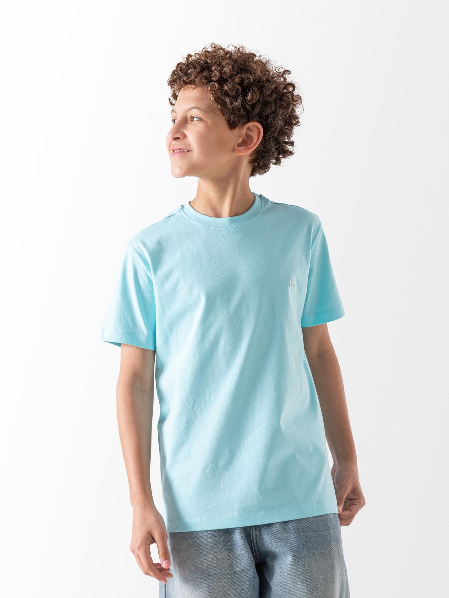 Ninos Kids storeBaby blue Basic T-shirtround t-shirtNINOS