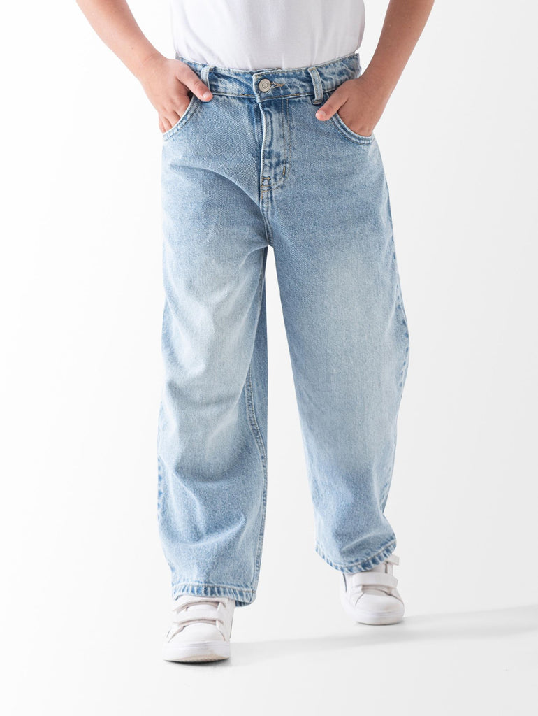 Wide Leg Jeans Trousers