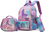 Ninos Kids storeMermaid Life 3PCS BackpackBag set طقم شنط مدرسةJasmin