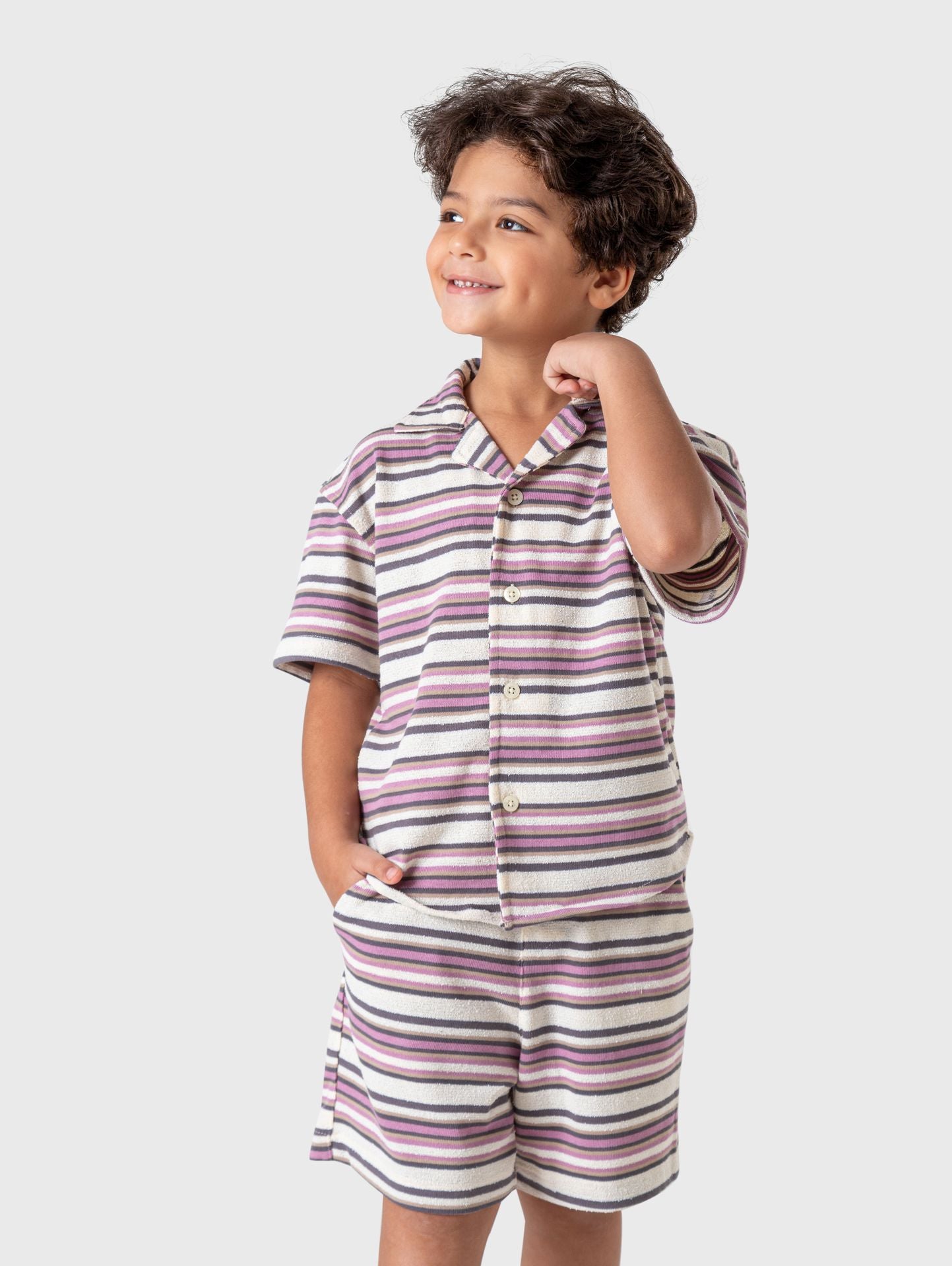Ninos Kids storeStriped Short Setطقم خروجNINOS