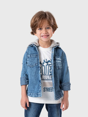 Keep Smiling Jeans Shirt