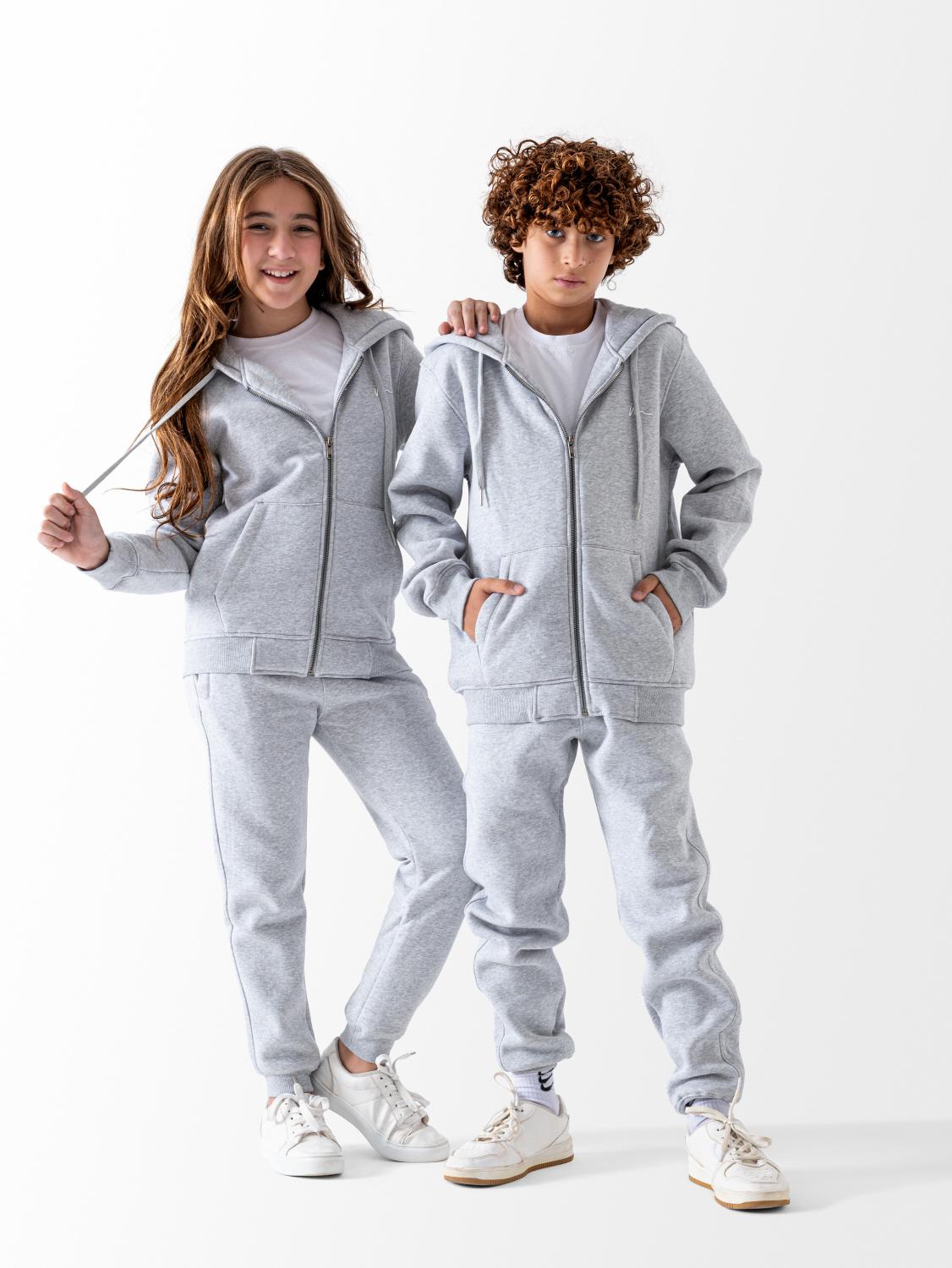 Ninos Kids storeUnisex Grey Zip SweatshirtZip sweetshirtNINOS