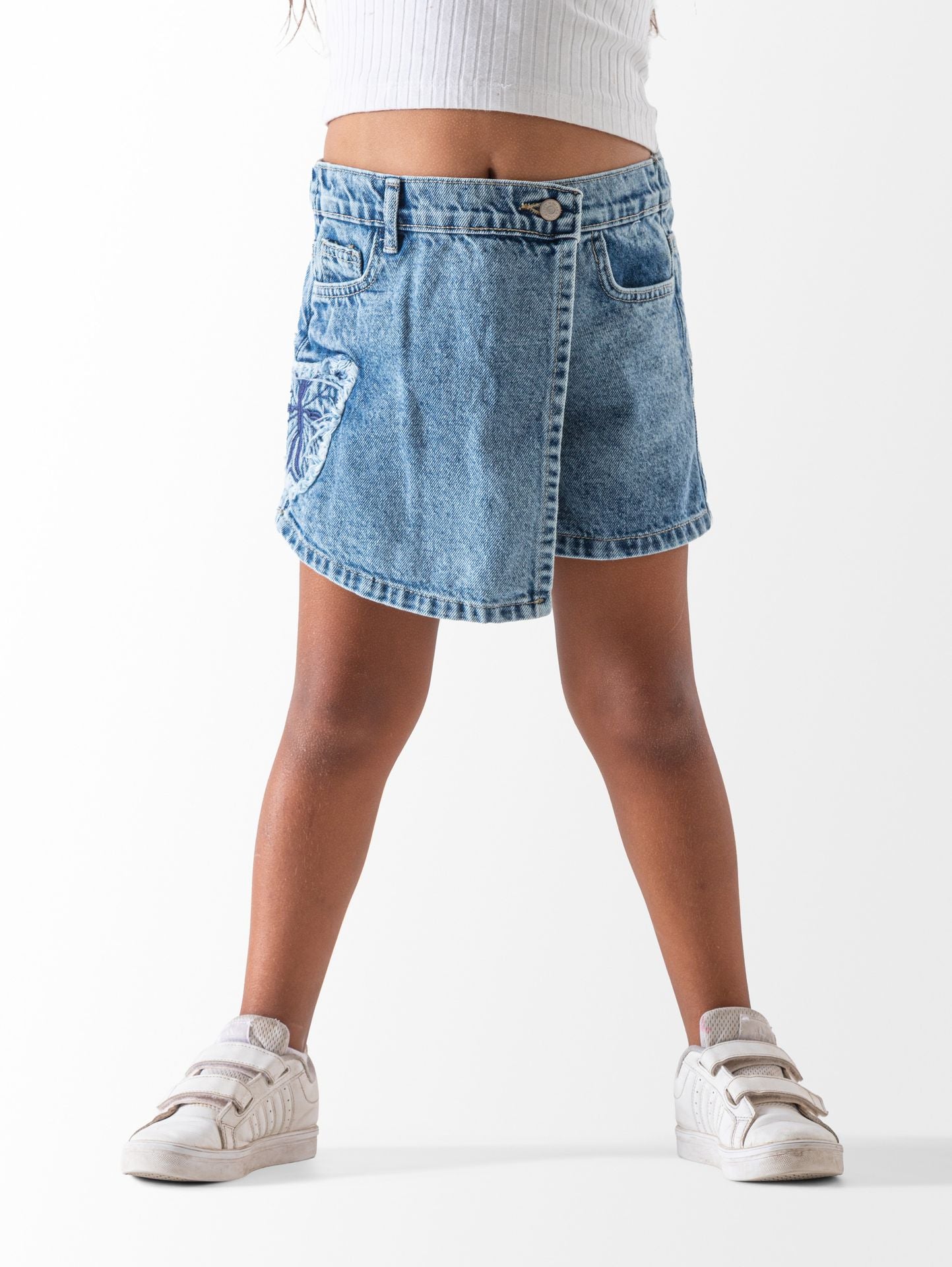 Butterfly Jeans Skort