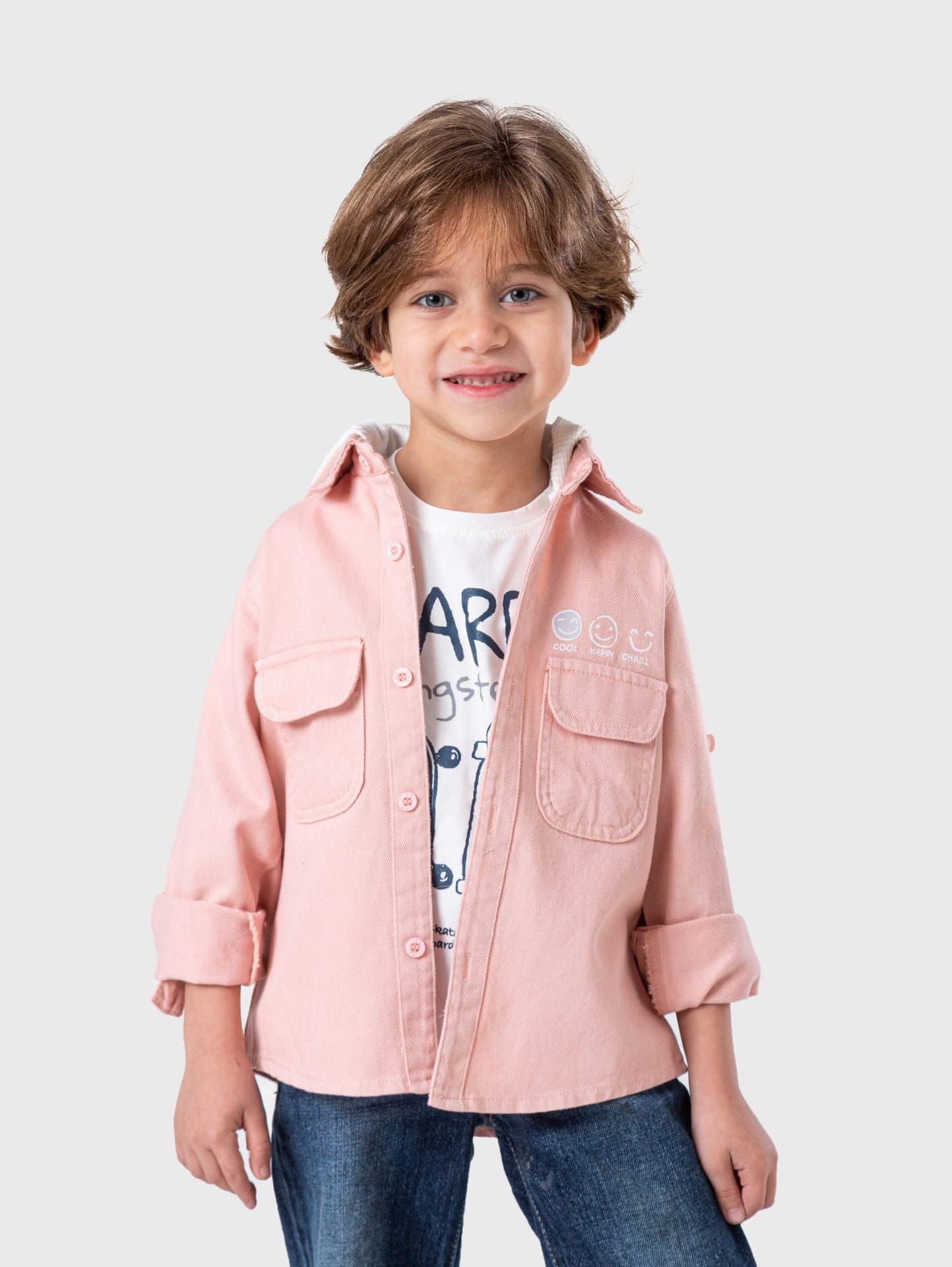Ninos Kids storeEmoji Gabardine ShirtBoy ShirtsAMB