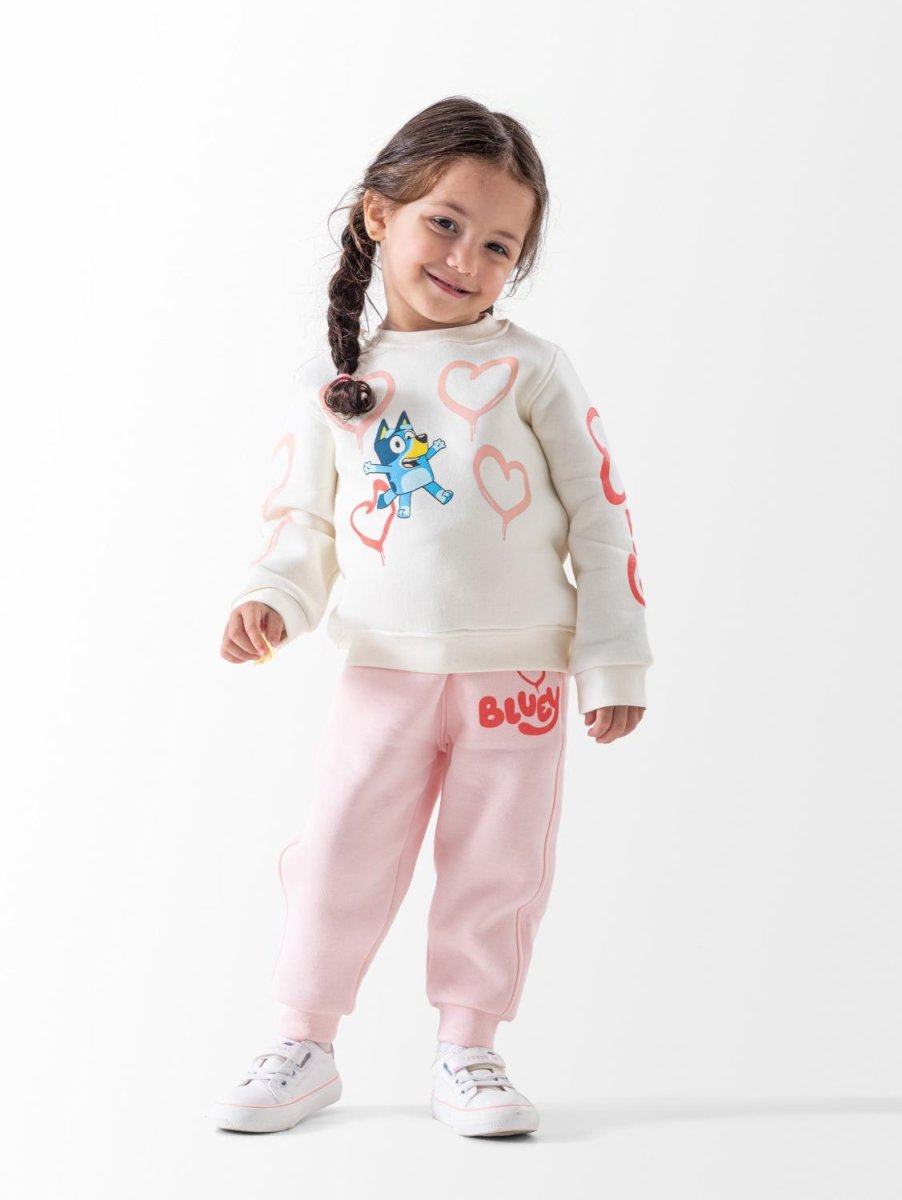 Ninos Kids storeBaby Girls' Off-White Bluey 2-Piece Pyjama SetPajamasNINOS