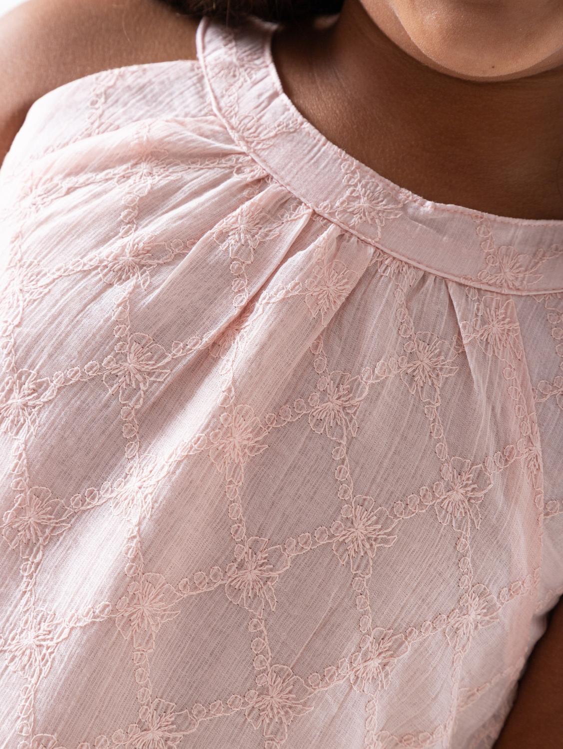 Flower Linen Dress